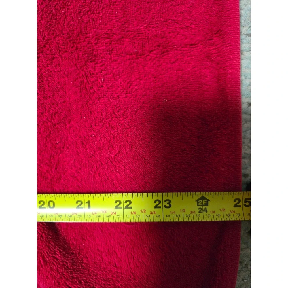 2006 Betty Boop Red Bath Towel‎ Cartoon Character Embroidered Soft Terry (B)
